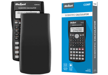 
Kalkulator naukowy matematyczny Rebel SC-200  - zamykanie kalkulatora i opakowanie